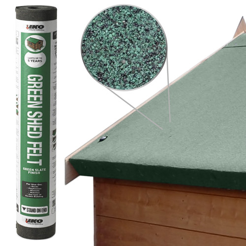 Iko shed felt green 10m - iko, 1m