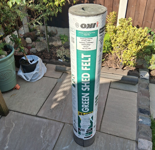 Iko shed felt green 10m - shed, 1m