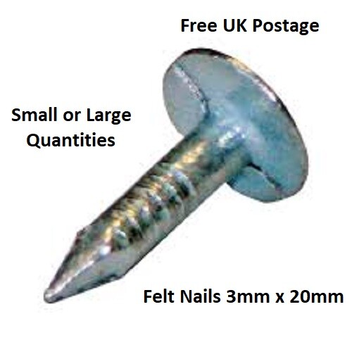 Felt nails clouts for - nails, sheds