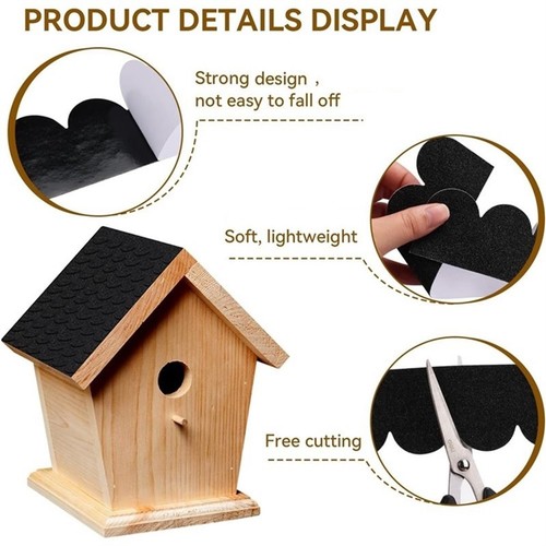Black roofing felt shingles - roofing, 53